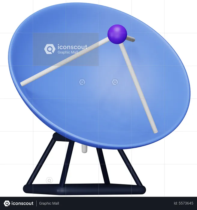 Antenna Satellite  3D Icon