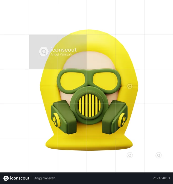 Anti radiation helmet  3D Icon