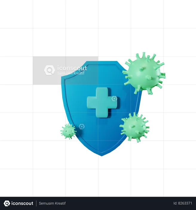 Anti virus  3D Icon