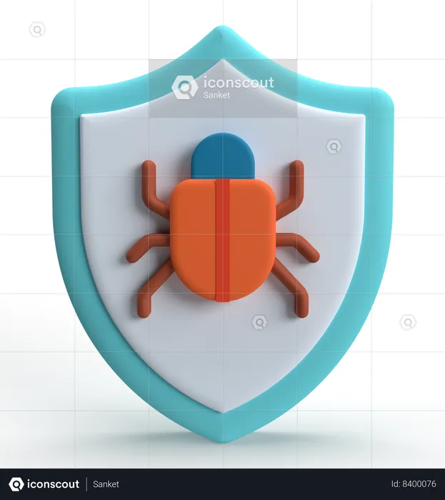 Anti Virus  3D Icon