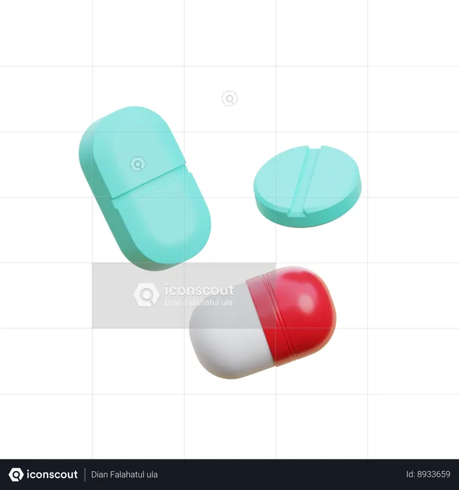 Antibiotic  3D Icon