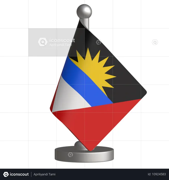 Antigua and Barbuda  3D Icon