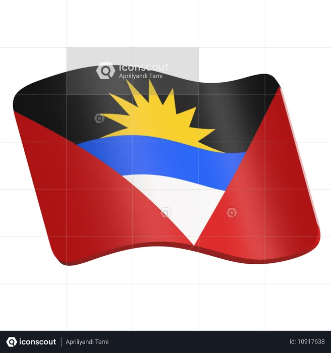 Antigua-et-Barbuda  3D Icon