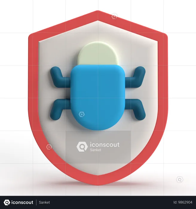 Antivirus  3D Icon