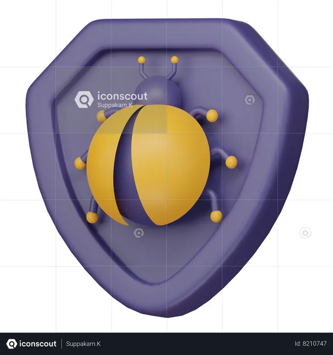Antivirus  3D Icon