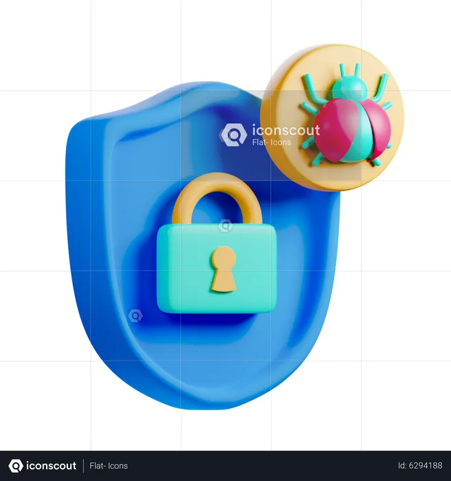 Antivirus  3D Icon