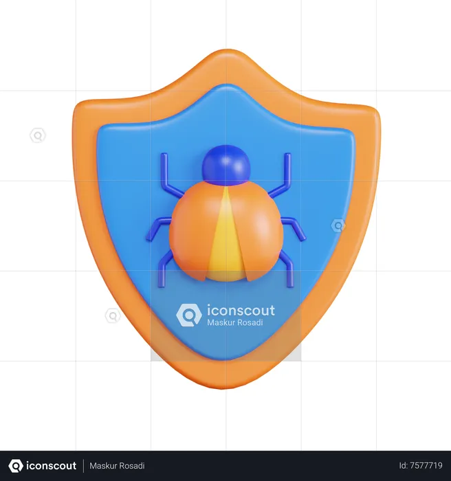 Antivirus  3D Icon