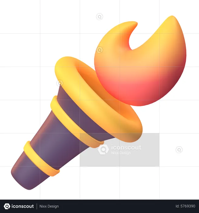 Antorcha  3D Icon