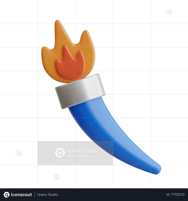 Antorcha  3D Icon