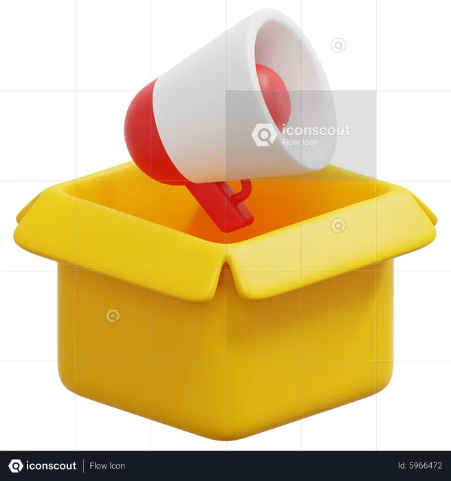 Anuncio de producto  3D Icon