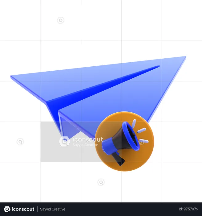 Anúncios nativos  3D Icon