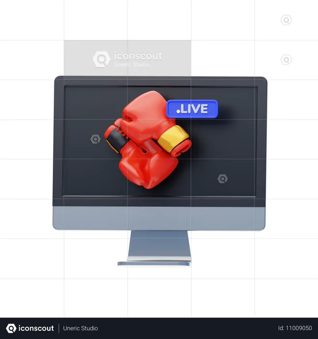 Ao vivo  3D Icon