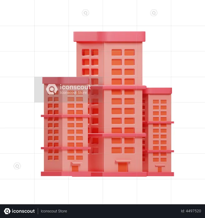 Departamento  3D Illustration