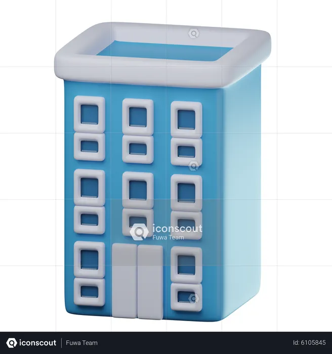 Apartamento  3D Icon