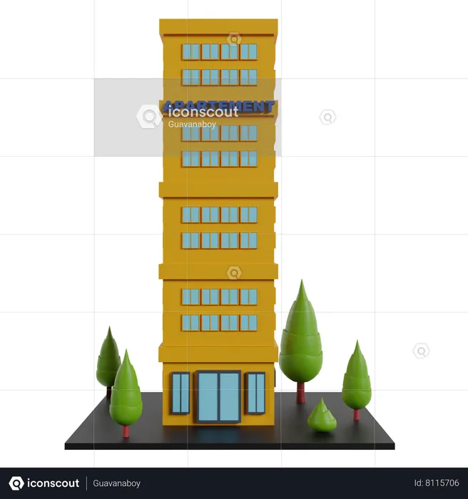 Apartment  3D Icon