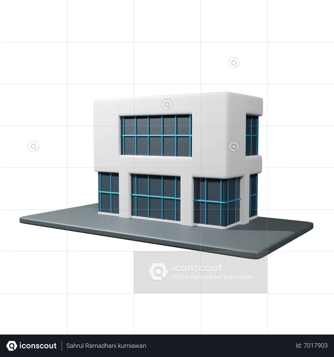 Apartment Building  3D Icon