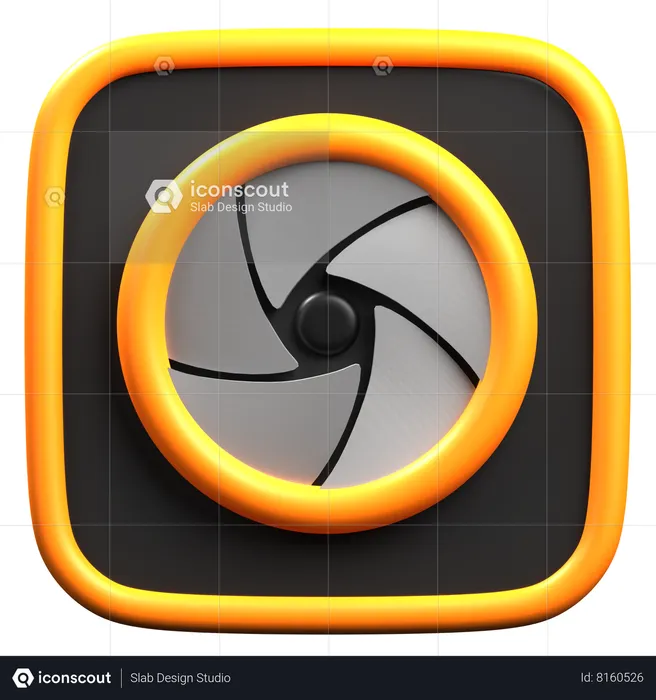 Aperture  3D Icon