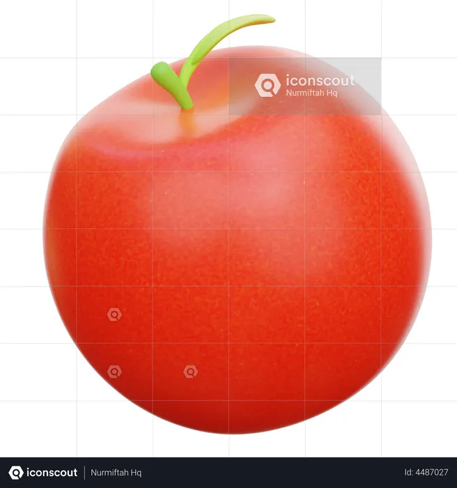 Apfel  3D Icon