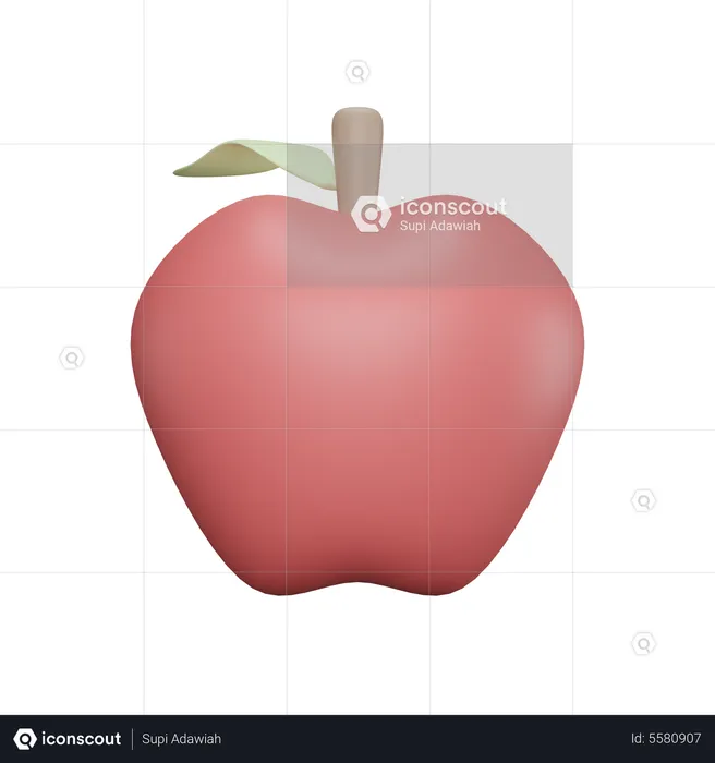 Apfel  3D Icon