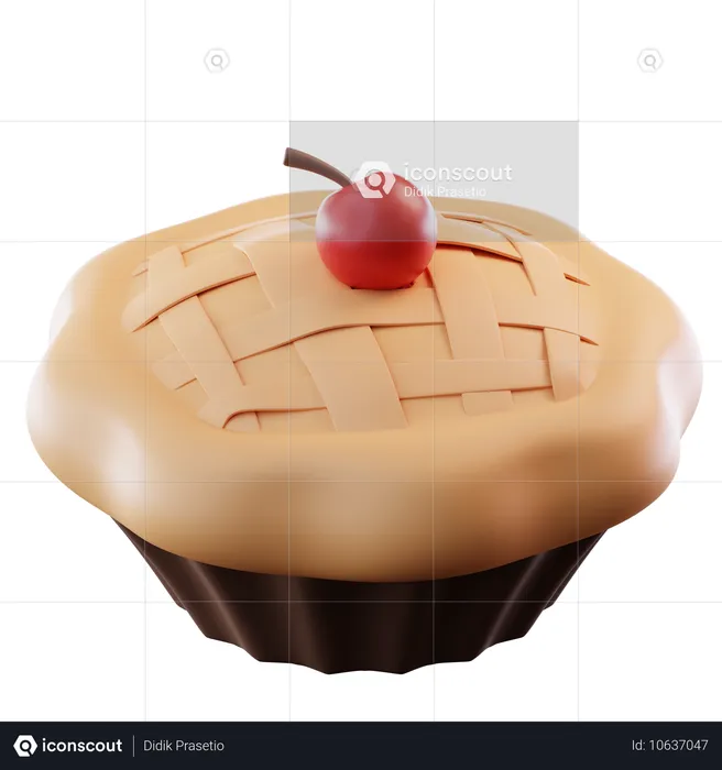 Apfelkuchen  3D Icon