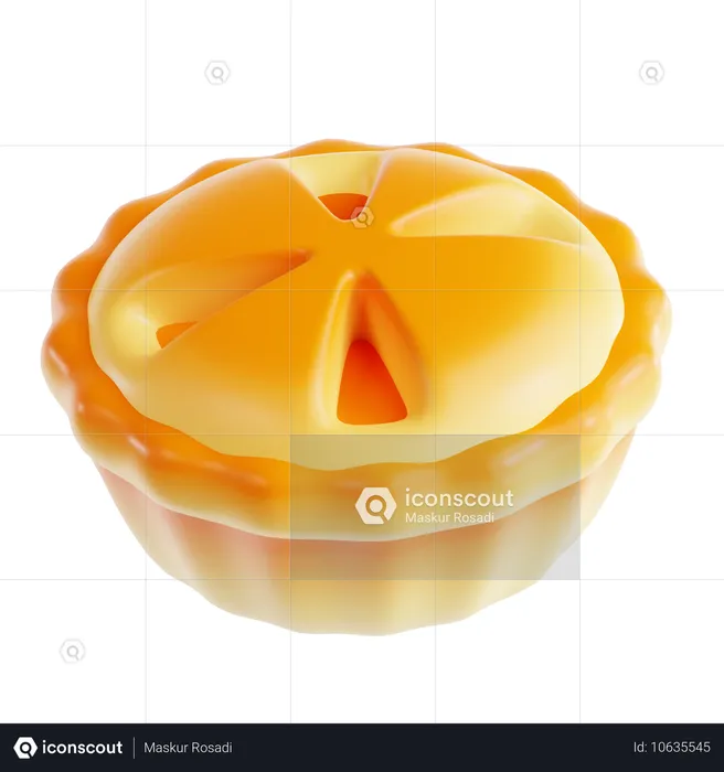 Apfelkuchen  3D Icon