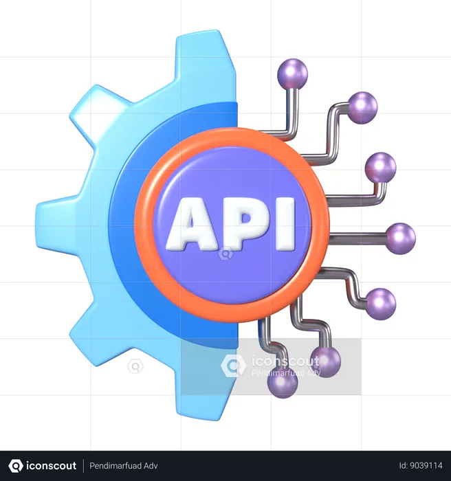 API  3D Icon