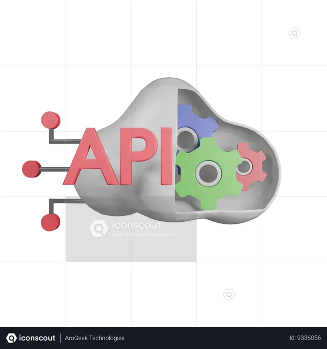 API  3D Icon