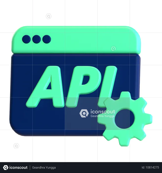 API  3D Icon