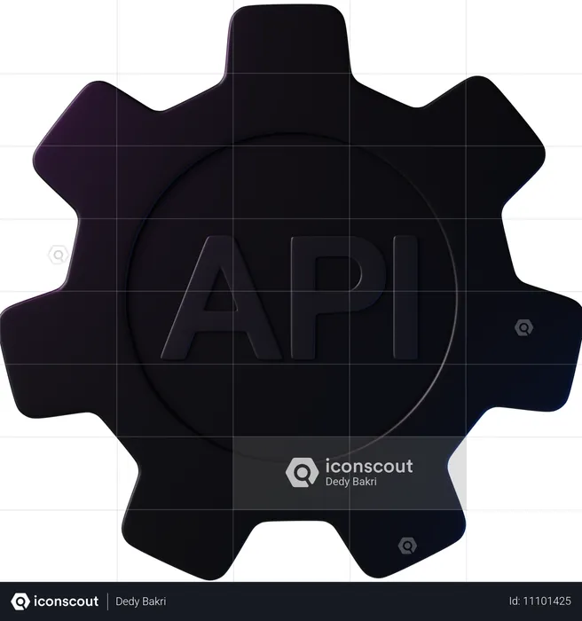 API  3D Icon