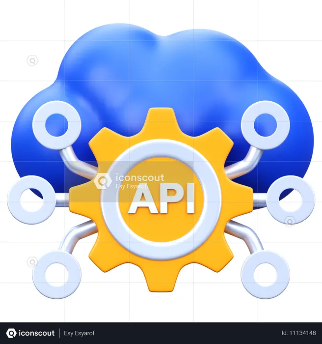 API  3D Icon