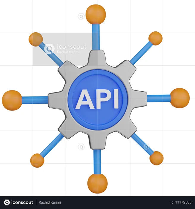 API  3D Icon