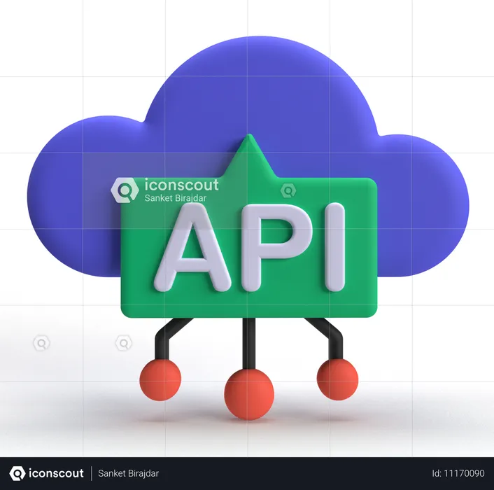 API  3D Icon