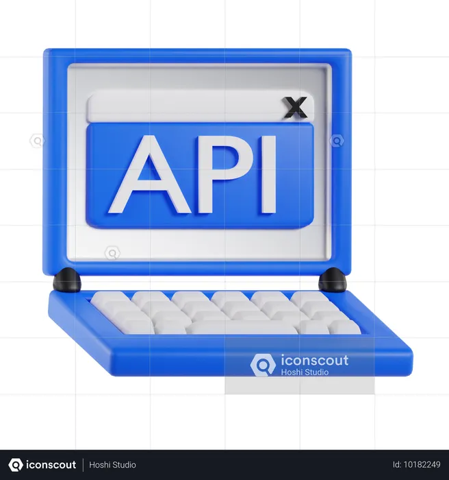 API  3D Icon