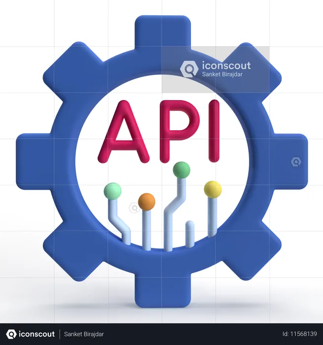 API  3D Icon