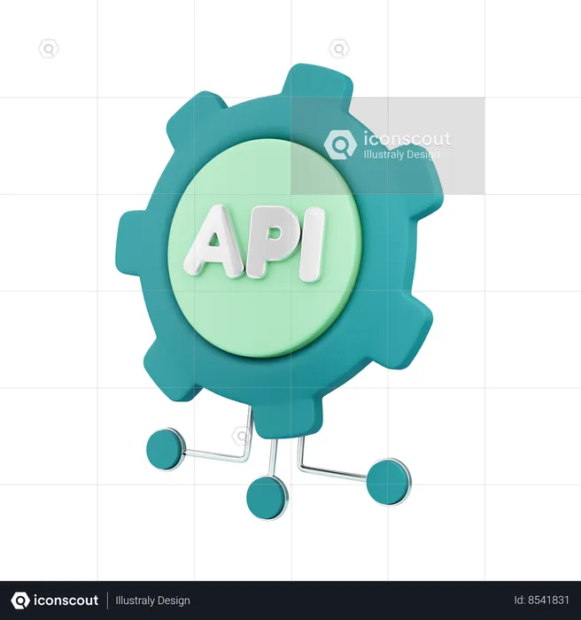 Api  3D Icon