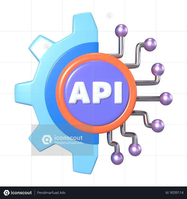 API  3D Icon