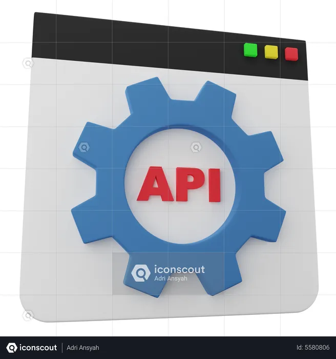 Api Setting  3D Icon