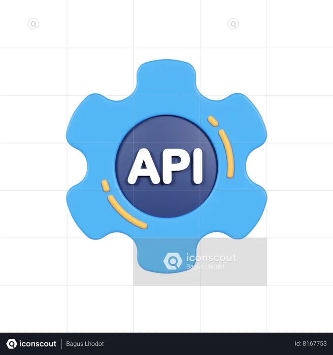 Api Setting  3D Icon