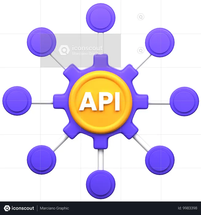Api Setting  3D Icon