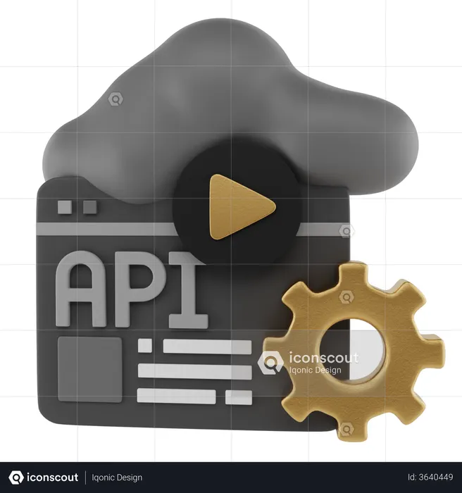 Api Setting  3D Icon
