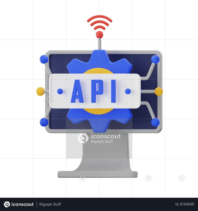 Api Setting  3D Icon