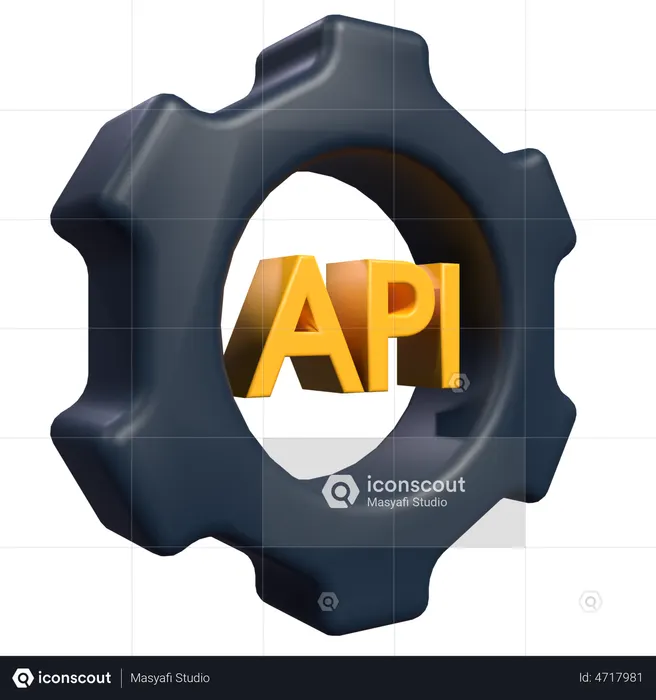 Api Setting  3D Illustration