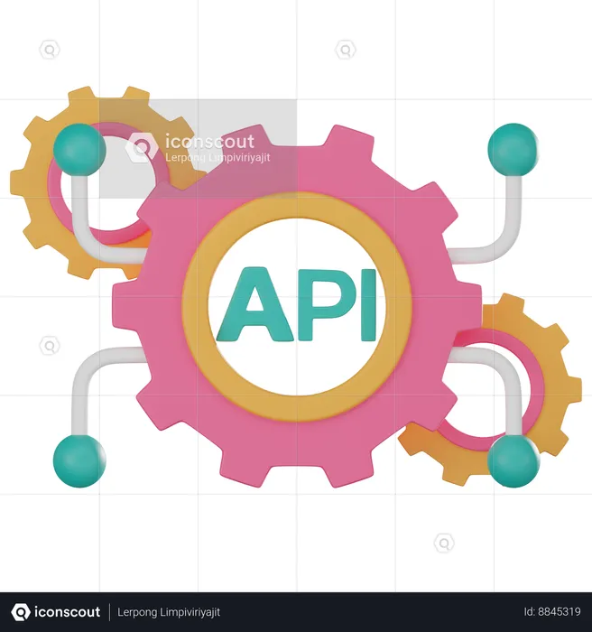 Api Settings  3D Icon