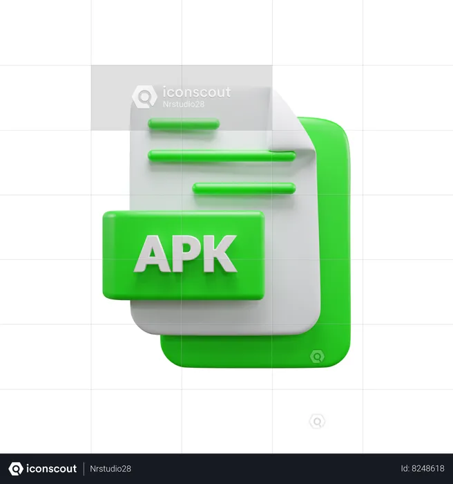 Apk File  3D Icon