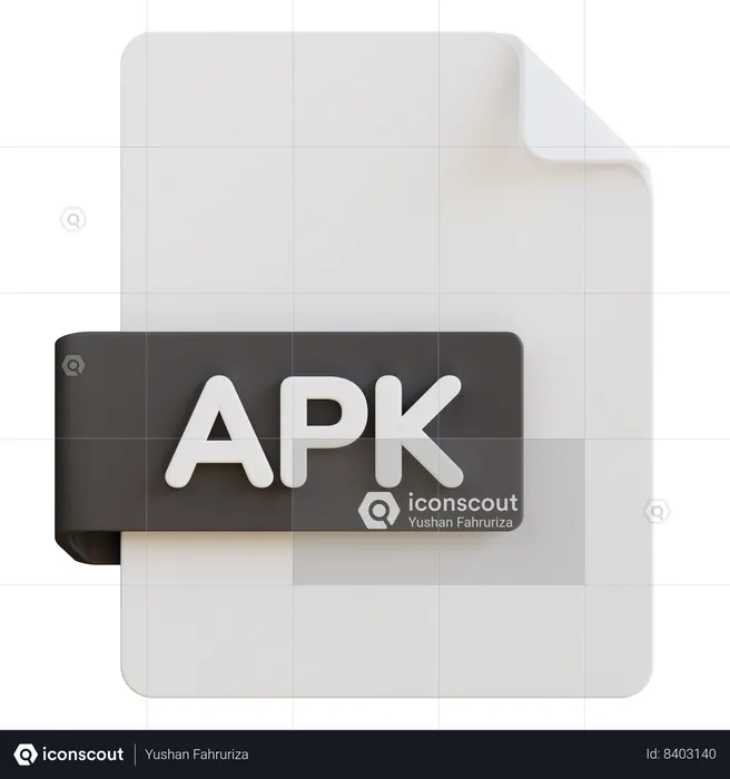 Apk File  3D Icon