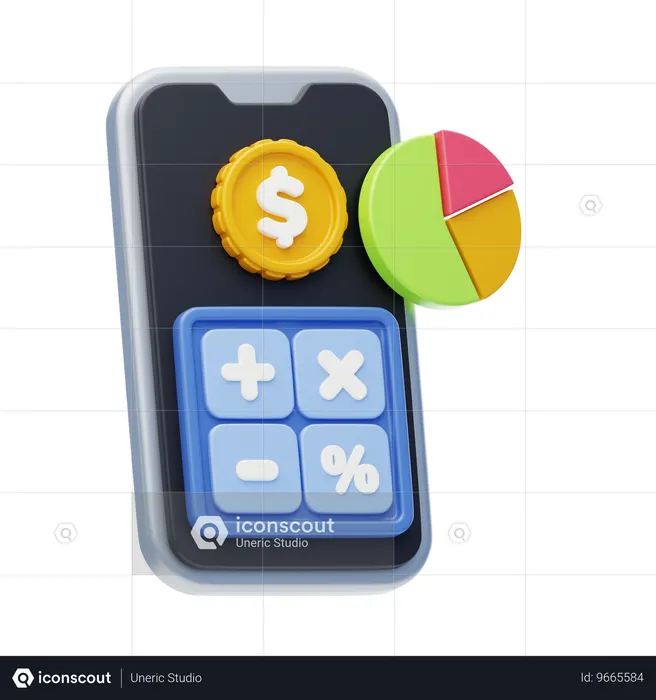 Aplicacion contable  3D Icon