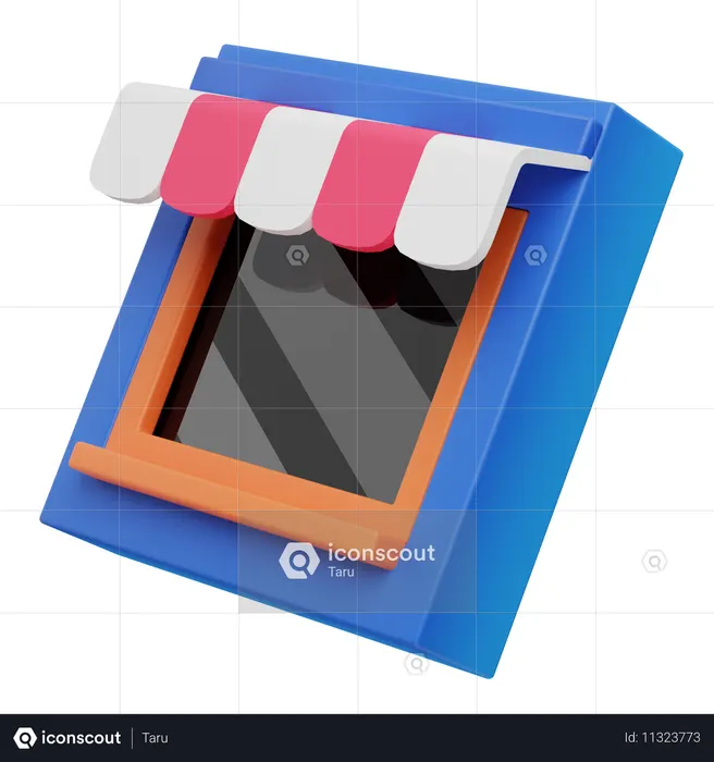 Aplicación de tienda electrónica  3D Icon