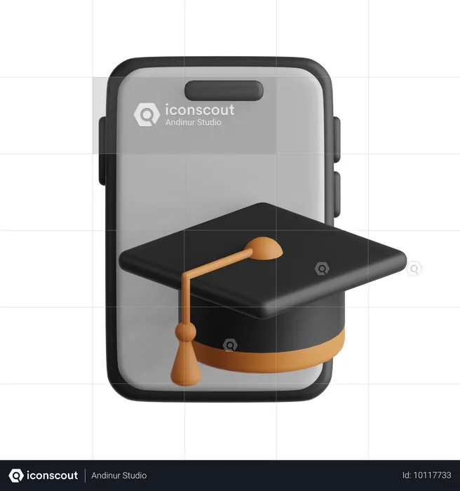 Aplicación educativa  3D Icon