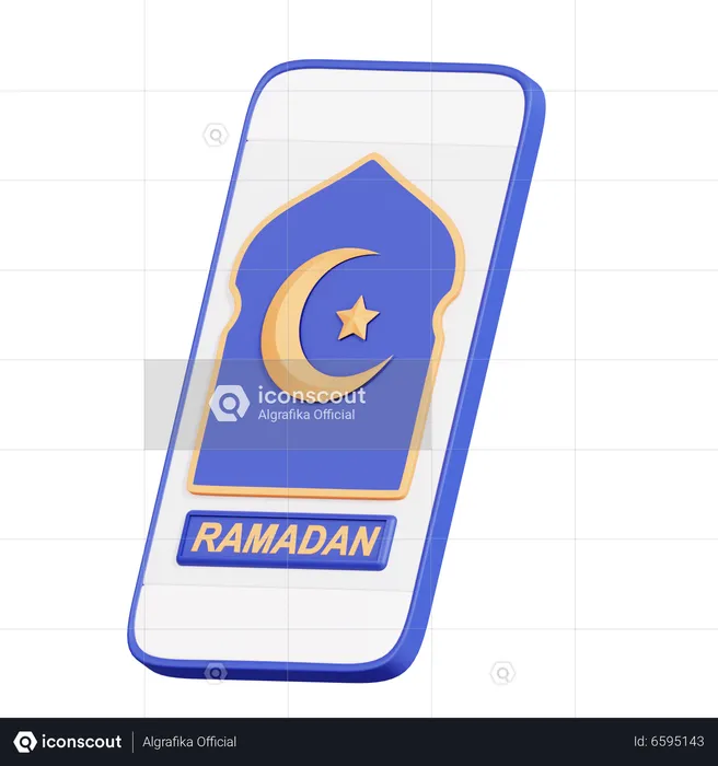 Aplicación de ramadán  3D Icon