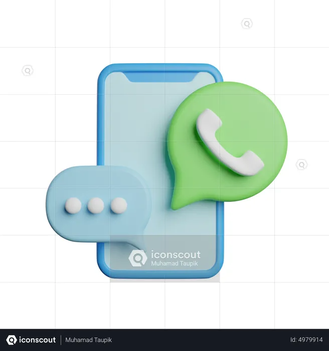Aplicaciones de chat  3D Icon